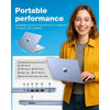 HP 14" Laptop Computer - HD Thin and Light Laptop • Intel 4-Core N150 • 16GB RAM • 128GB UFS + 256GB Micro SD • Windows 11 Pro • 1-Year Microsoft Office 365 • Bluetooth • Wi-Fi
