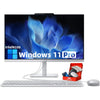 Lenovo 24" FHD All-in-One Desktop Computer, Intel 4-Core N100 Processor, 16GB RAM, 512GB PCIe SSD, HDMI, WiFi 6, RJ45, Bluetooth, Business AIO, Vent-Hear, Keyboard & Mouse, Windows 11 Pro