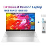 HP Pavilion Laptop, 15.6" FHD IPS Micro-Edge Display, Intel Core i7-1355U (10 cores), 16GB RAM, 512GB SSD, Intel Iris Xe Graphics, Wi-Fi 6, Long Battery Life, Windows 11 Home, Cleaning Brush