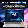 HP Flagship 15.6" Touchscreen Laptop, Intel Core i3-1315U Processor, 16GB RAM, 512GB SSD, lntel UHD Graphics, Wi-Fi, Windows 11 Pro, AI Copilot, for Business & Student