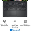 Dell Inspiron 3525 15.6" FHD Laptop, AMD Ryzen 5 5500U Processor, 8GB RAM, 512GB SSD, High Performance for Business and Student, Win 11 Home, Cefesfy Multifunctional Brush