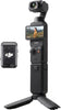 DJI Osmo Pocket 3 Creator Combo, 1'' CMOS, 4K Resolution/120fps Vlog Camera, 3-Axis Stabilization, Face/Object Tracking