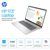 HP 17.3" Laptop Compurter for Business & Student , 8-Cores Intel i3-N305, 16 GB RAM, 512GB SSD, Anti-Glare Display, Windows 11 Pro, Bluetooth 5.3, Silver