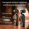 DJI Osmo Pocket 3 Creator Combo, 1'' CMOS, 4K Resolution/120fps Vlog Camera, 3-Axis Stabilization, Face/Object Tracking