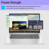 HP 17.3" Laptop Compurter for Business & Student , 8-Cores Intel i3-N305, 16 GB RAM, 512GB SSD, Anti-Glare Display, Windows 11 Pro, Bluetooth 5.3, Silver
