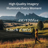 DJI Osmo Pocket 3 Creator Combo, 1'' CMOS, 4K Resolution/120fps Vlog Camera, 3-Axis Stabilization, Face/Object Tracking