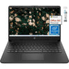 HP 14" HD Laptop, Intel Celeron N4120, 4GB RAM, 64GB eMMC, Win11 Home in S, Black