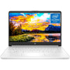 HP 14" HD Laptop for Students and Business, Intel Quad-Core Processor, 16GB RAM, 64GB eMMC+256GB Micro SD, Long Battery Life, UHD Graphics, Webcam, Windows 11 Home in S Mode, Snowflake White