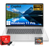HP 17.3" Laptop for Business and Students, AMD Ryzen 5 7430U (6-core), 16GB RAM, 512GB SSD, Anti-Glare, Camera, Wi-Fi 6, Windows 11 Pro