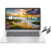 HP 17 Laptop for Business and Student, 17.3" FHD, Intel i3-N305, 16GB RAM, 512GB SSD, Fingerprint Reader, Intel UHD Graphics, Wi-Fi6, Numeric Keypad, Windows 11 Pro, Long Battery Life, Laptop Stand