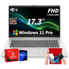 HP 17 inch Laptop, AMD Ryzen 5 7430U Processor, 8GB RAM, 512GB SSD, 17.3" 250 Nits FHD IPS Display, Webcam, Wi-Fi 6, Numeric Pad, Windows 11 Pro Computer PC for Business & Students