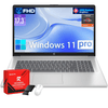 HP Flagship 17 Laptop Business Computer, AMD Ryzen 5 7430U, 16GB RAM, 512GB SSD, 17.3 FHD IPS Display, AMD Radeon Graphics, Wi-Fi 6, Fast Charge, Windows 11 Pro