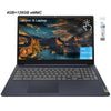 Lenovo Ideapad 3i Laptop, 15.6" FHD Touchscreen Display, Intel Quad-Core Processor, 4GB RAM, 128GB eMMC, Intel UHD Graphics, Chrome OS, Cefesfy Multifunctional Brush