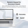 HP 17 inch Laptop, AMD Ryzen 5 7430U Processor, 8GB RAM, 512GB SSD, 17.3" 250 Nits FHD IPS Display, Webcam, Wi-Fi 6, Numeric Pad, Windows 11 Pro Computer PC for Business & Students