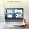 HP Touchscreen Laptop, Intel Core i3-N305, 15.6 inch Anti-Glare LED Display, 8 GB RAM | 256 GB SSD, HDMI, Numeric Keypad, Webcam, Wi-Fi 6, Windows 11 Pro, Copilot AI, Blue