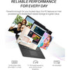 HP 14" Ultra-Light Laptop for Students and Business, Intel Quad-Core Processor, 4GB RAM, 64GB eMMC, 11H Long Battery Life, 1 Year Office 365, Webcam, Windows 11 Home in S Mode, Cefesfy Multifunctional Brush