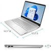 HP 15.6" Touchscreen Laptop, Intel Core i3 1215U Processor, 8GB RAM, 256GB SSD, Intel UHD Graphics, Numpad, Win 11 H, Cefesfy Multifunctional Brush