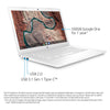 HP Chromebook 14-Inch Laptop with 180-Degree Hinge, Full HD Screen, AMD Dual-Core A4-9120 Processor, 4 GB SDRAM, 32 GB eMMC Storage, Chrome OS (14-db0050nr, Snow White)