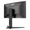 AOC C24G1 24" Curved Frameless Gaming Monitor, FHD 1080p, 1500R VA panel, 1ms 144Hz, FreeSync, Height adjustable, VESA, 3-Year Zero Dead Pixels Black