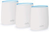 NETGEAR Orbi Tri-band Whole Home Mesh WiFi System with 2.2Gbps speed (RBK23) Router & Extender replacement covers up to 6,000 sq. ft., 3-pack includes 1 router & 2 satellites