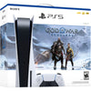 PlayStation_PS5 Video Game Console (Disc Edition) – God of War Ragnarök Bundle –with Extra Galactic Purple Dualsense Controller, Cefesfy