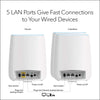 NETGEAR Orbi Tri-band Whole Home Mesh WiFi System with 2.2Gbps speed (RBK23) Router & Extender replacement covers up to 6,000 sq. ft., 3-pack includes 1 router & 2 satellites