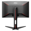 AOC C24G1 24" Curved Frameless Gaming Monitor, FHD 1080p, 1500R VA panel, 1ms 144Hz, FreeSync, Height adjustable, VESA, 3-Year Zero Dead Pixels Black